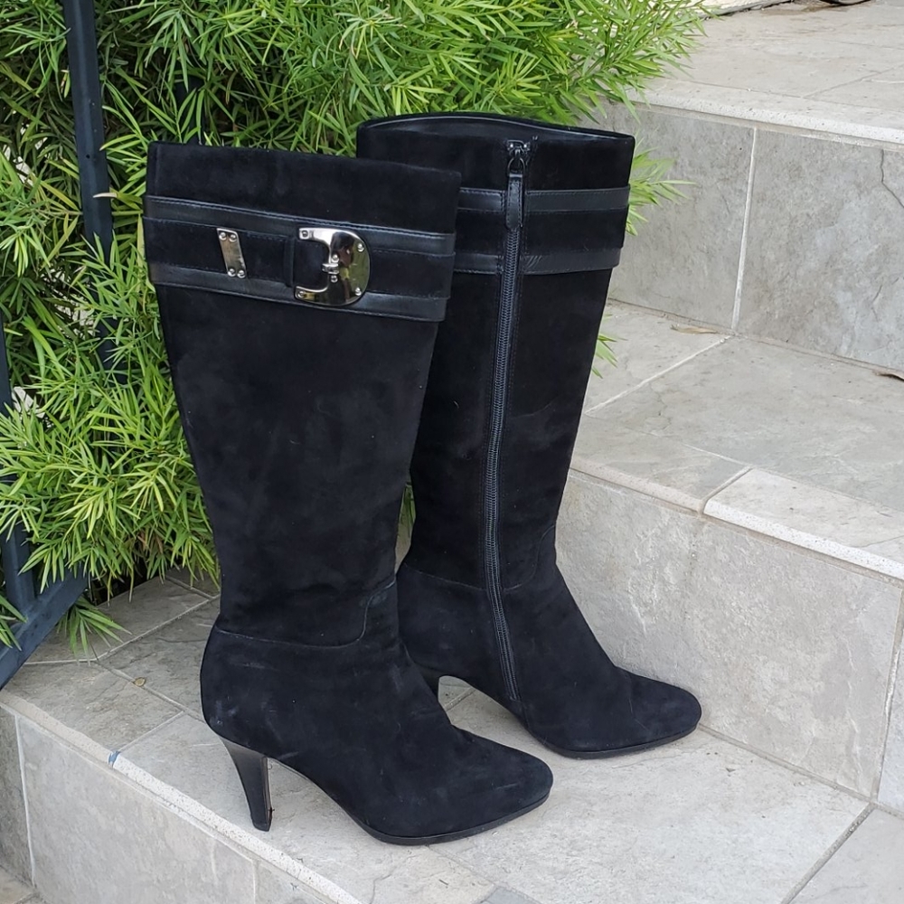 Cole Haan suede knee high boots